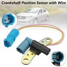 Manivela com sensor de posição de carro, equipamento de manivela com sensor para renault clio laguna space megane scenic thalia 7700101970, 8200468645