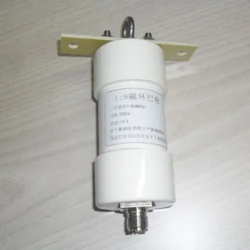 

1:9 balun 200W short wave Balun HAM Long Wire HF Antenna RTL-SDR 1-56MHz 50 ohm to 450 ohms NOX-150 magnetic