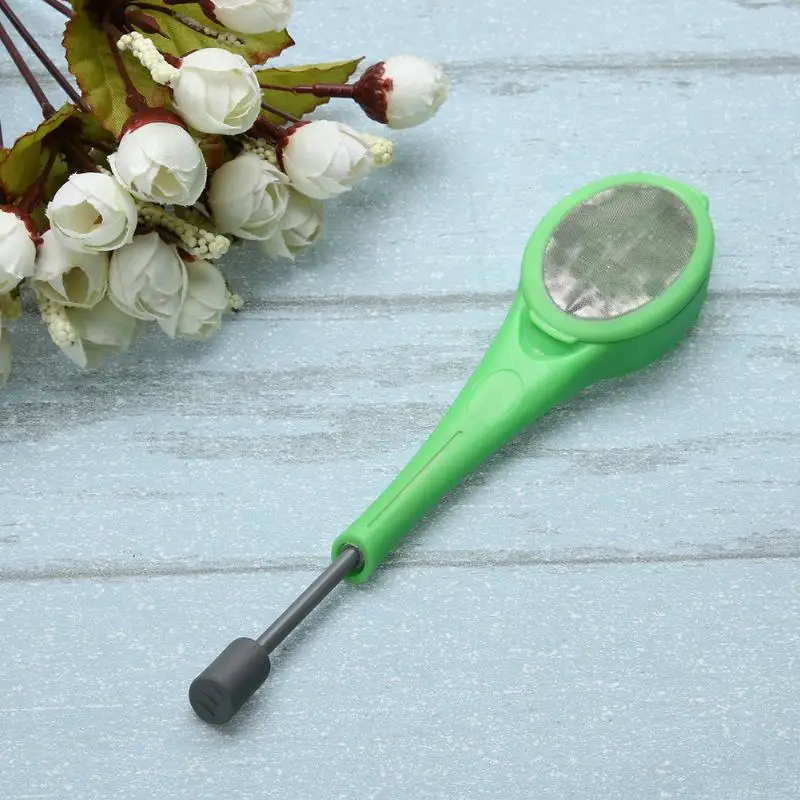 

Healthy Silicone Tea Strainers Filters Infuser Filtering Tools (Green) Coffee Strainer Measure Swirl Steep Stir Press