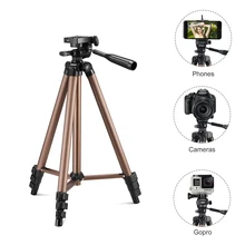 Штатив для камеры Универсальный портативный штатив легкий для мобильного телефона Профессиональный штатив для Canon sony Nikon камера смартфон