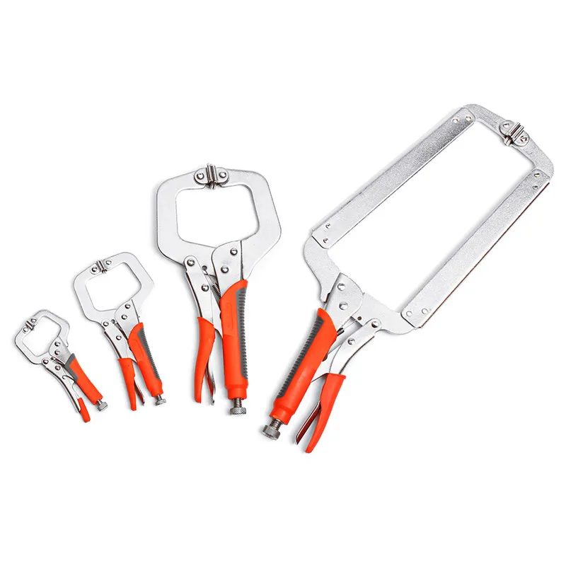 

Multi-function Steel 5/6/11/18 Inch Locking C-Clamp Face Clamp Woodworking Vise Grip C Locking Plier Woodworking Clamps Clips