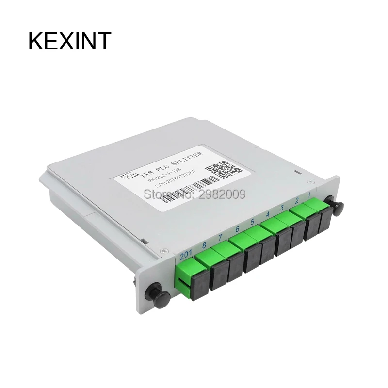 KEXINT PLC сплиттер SC/APC 1*8 вставка LGX тип кассеты волоконно оптический/10 шт.|fiber optic|sc