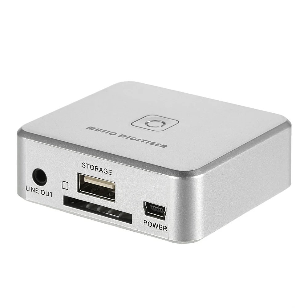 

Ezcap Audio Capture Recorder Music Digitizer Save into SD Card USB Disk MP3 File 3.5mm RCA IN Ports with Remote Controller