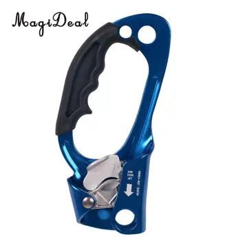 

Outdoor Mountaineering Climbing Hand Ascender for 8-12MM Rope Right Hand Blue