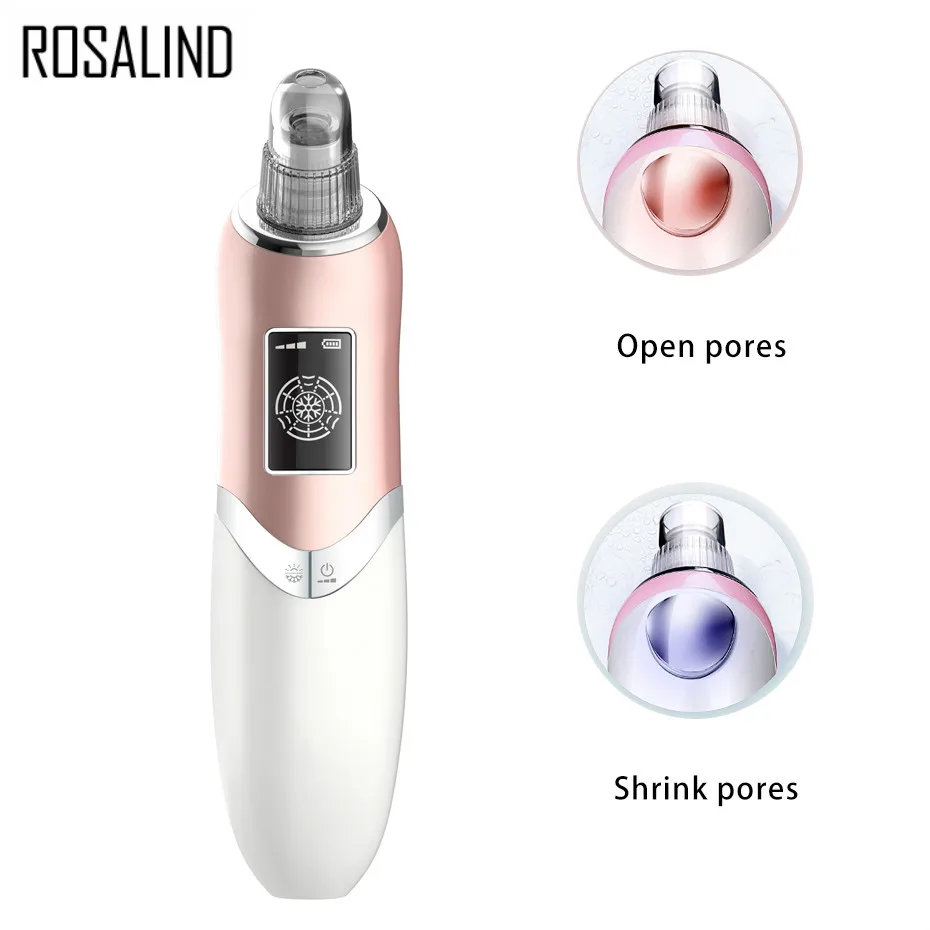 

Pore Cleaner Acne Removal Vacuum Suction Face Care 4 in 1 Extractor Kit USB Rechargeable Machine Electric Blackhead Remover Tool