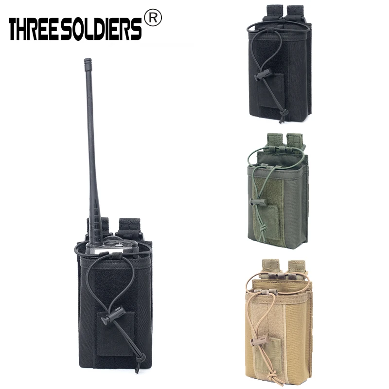 

1000D Nylon Tactical Military Molle Radio case holder Pouch Sports Pendant Walkie Talkie Holder Bag Magazine Mag Pouch Pocket
