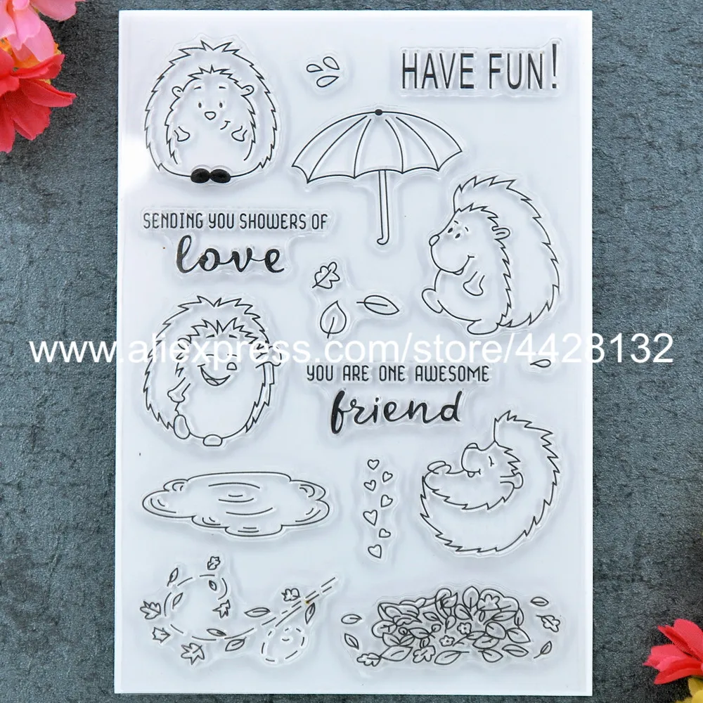 

Friend Love Have Fun Scrapbook DIY photo cards rubber stamp clear stamp transparent stamp 11x16cm 9012005