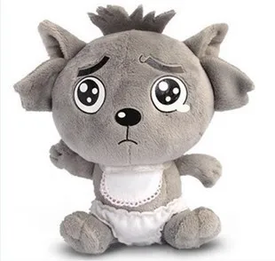 Фильм и ТВ Милая Коза и серый волк около 26 см маленький серый волк плюшевые игрушки кукла подарок w2621
