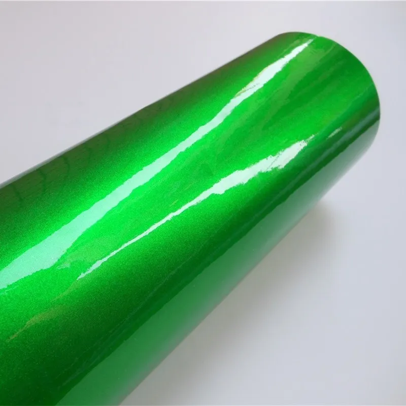 Глянцевая виниловая обертка металлик Ultra Apple Green пленка для упаковки автомобиля