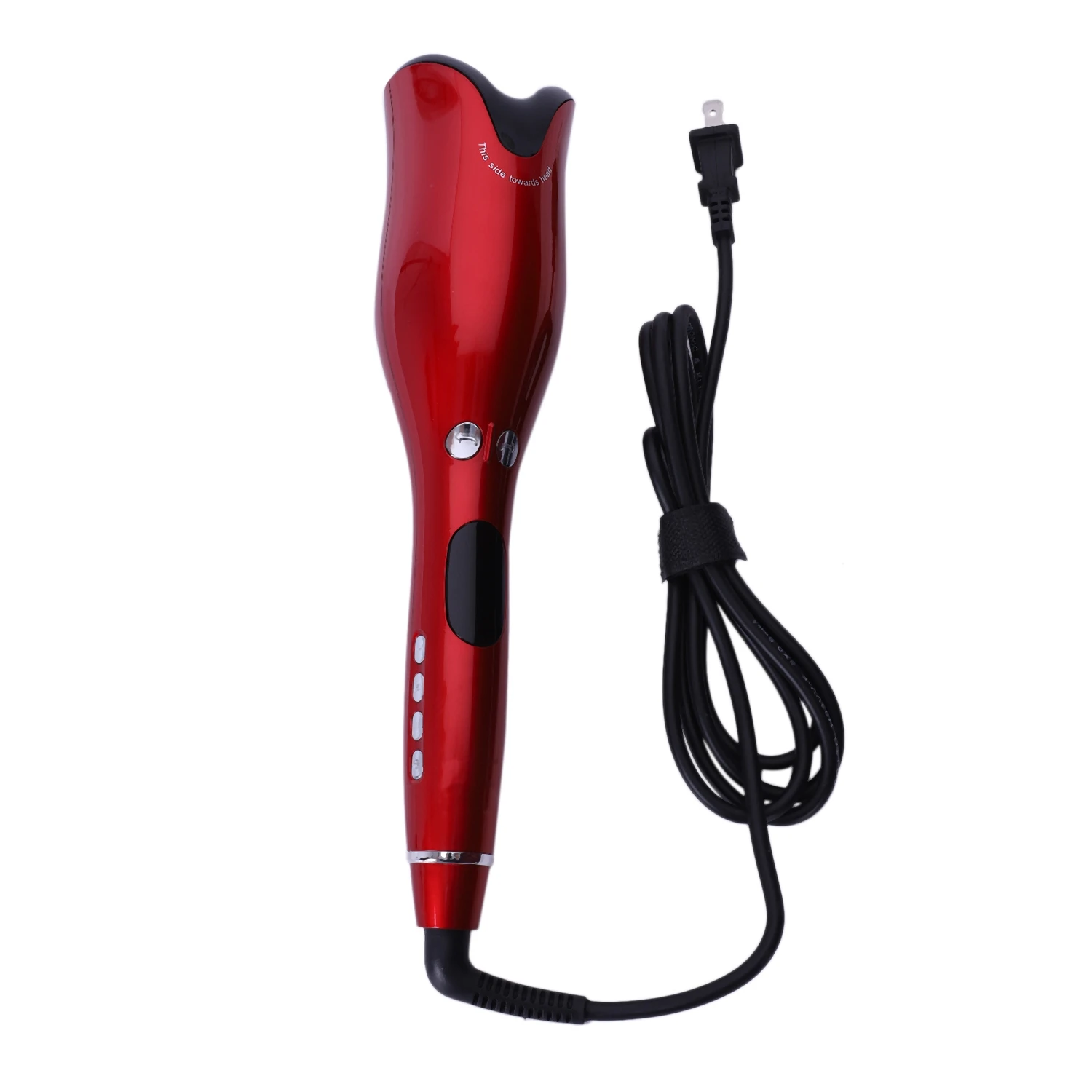 Jual Baru Otomatis Curling Iron Air Atlet Curling Putra Tongkat Curl 1 Inch Berputar Magic Rambut Curling Iron Alat Salon Titanium Auto Rambut atlet Curling Putra
