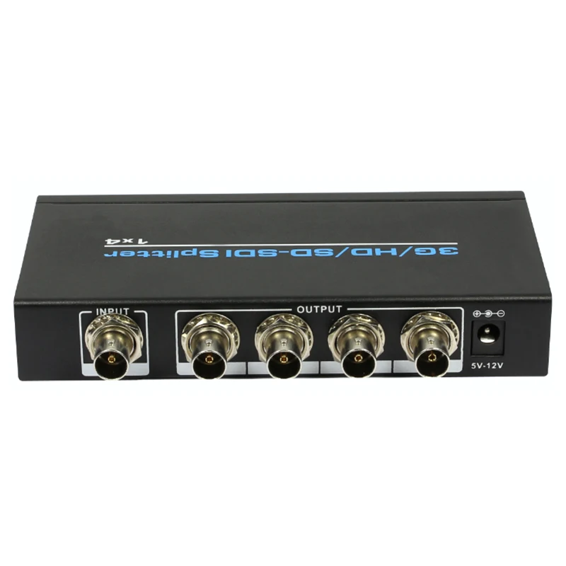 

SDI one-four. One-in and four-out splitter SD/HD/ 3G SDI 1x4 SPLITTER EU Plug