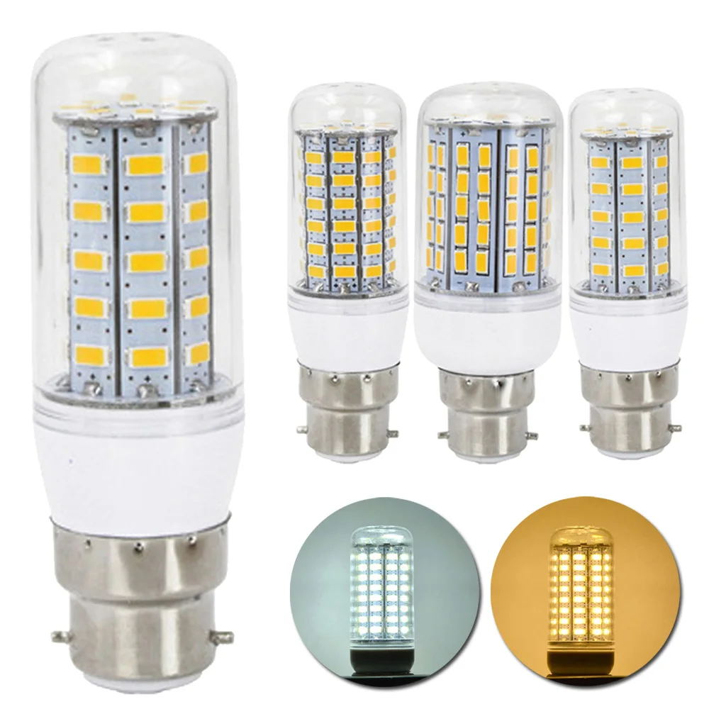 

7W/9W/15W Super Bright B22 SMD5730 LED Corn Bulb Lamp Light AC 110V 220V