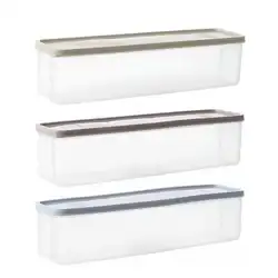 Холодильник пластик коробка для хранения с крышкой, для хранения пищи коробка кухня Multigrain зерна лапша герметичный ящик организатор