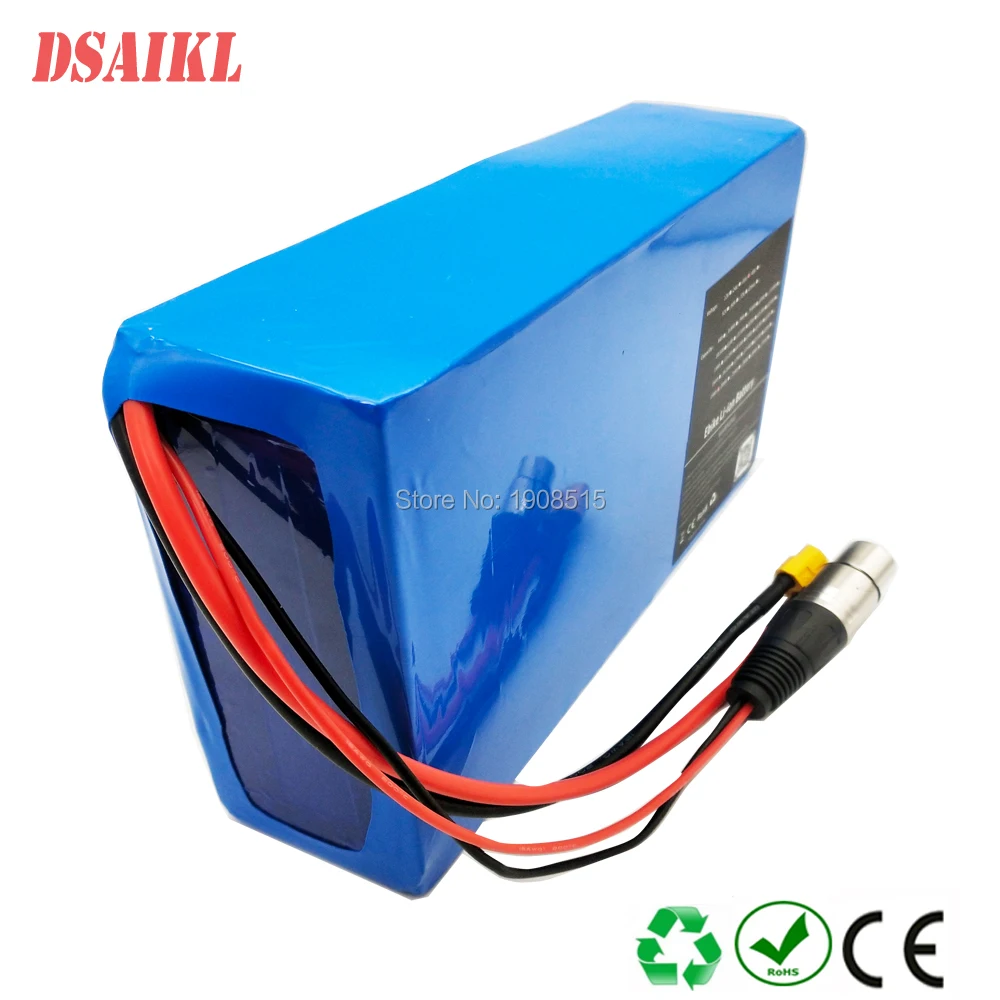 

DIY customized long range 36V 30ah lithium ion battery pack by brand cells with charger and built-in 30A BMS