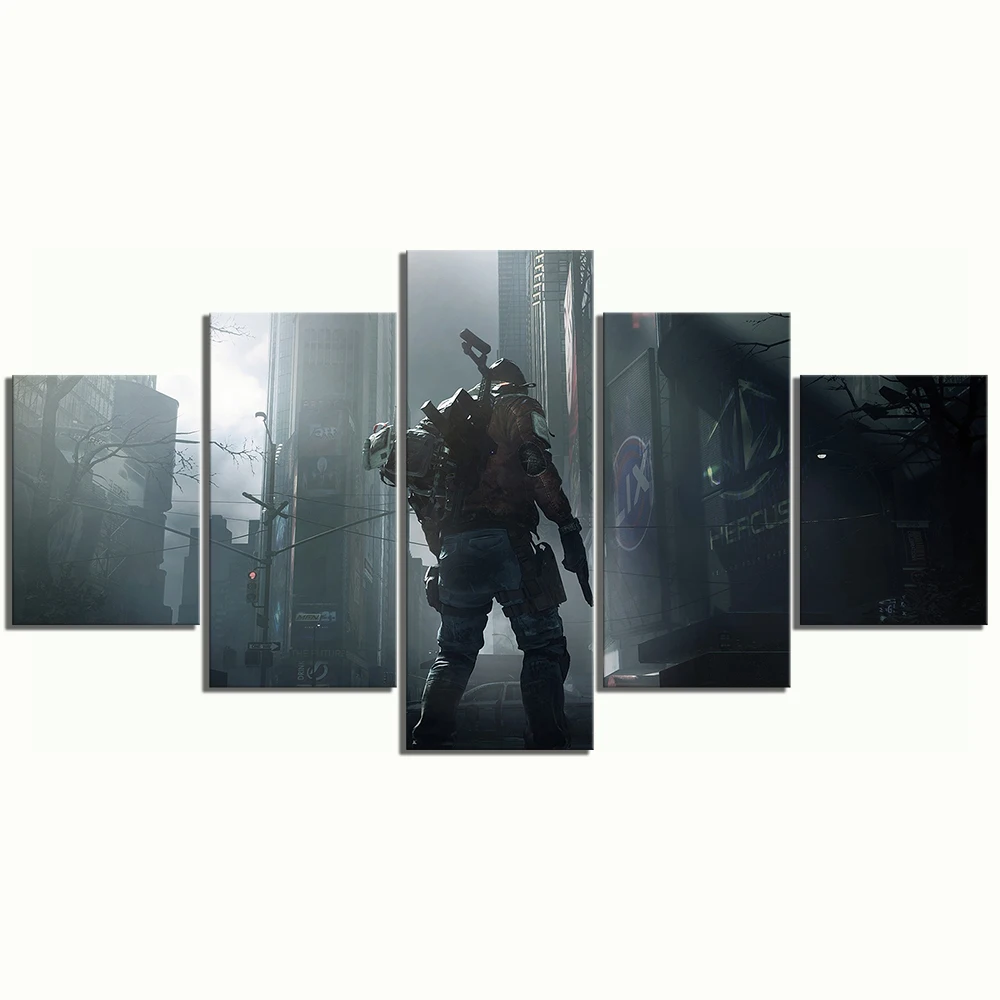 5 шт. видеоигры Tom Clancy's The Division Apocalyptic постер с солдатом HD настенные картины для
