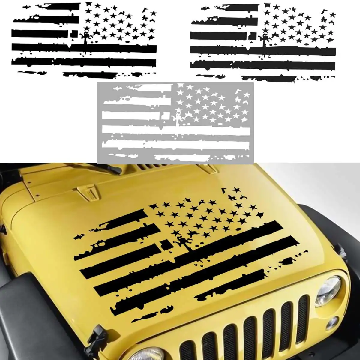 Bullet American Flag Shield Decal sticker Window Decal Truck Car Sticker USA