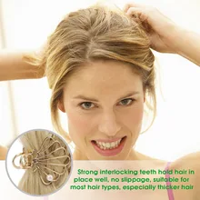 Металлическая заколка для волос коготь жемчужная заколка салон инструмент золото волос крабы для волос Salon или аксессуары для дома для Для женщин девочек