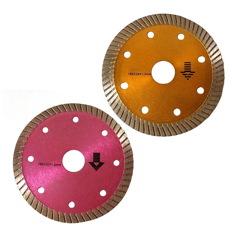 105 мм металлический сплав горячего прессования Turbo интимные аксессуары диск резка много стилей плитки Гранит Мрамор Бетон