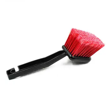 

Car Wheel Brush Tire Rim Cleaner Care Cleaning Wash Products Red Auto Clean Detailing Tools