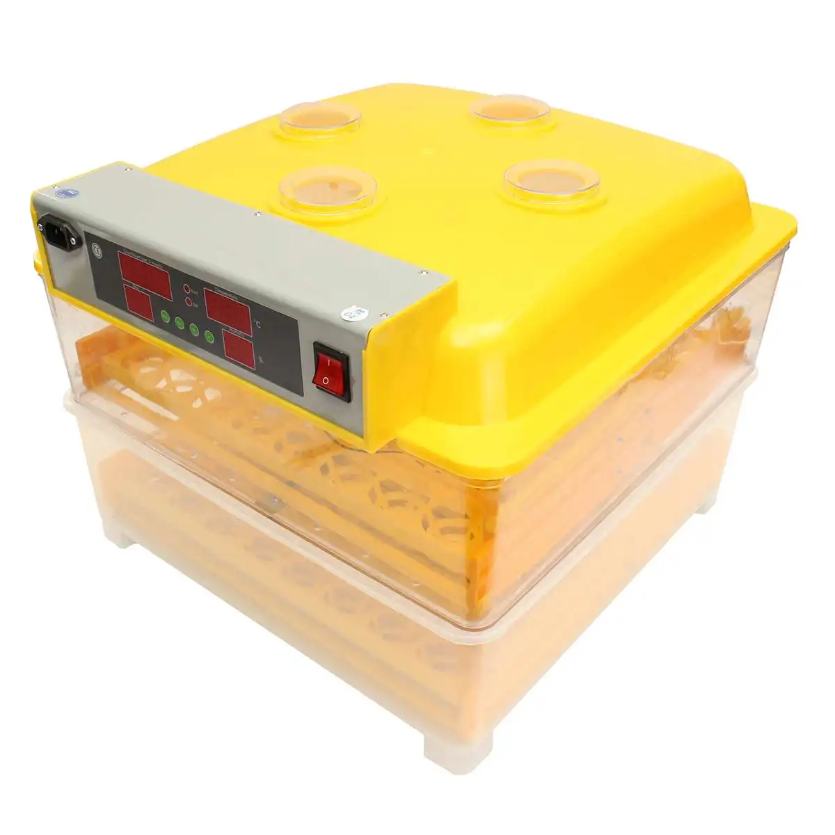 112 Eggs Automatic Digital Eggs Incubator Quail Chicken Poultry Hatcher Tray Feeder Temperature Control Hatching Machine 90W