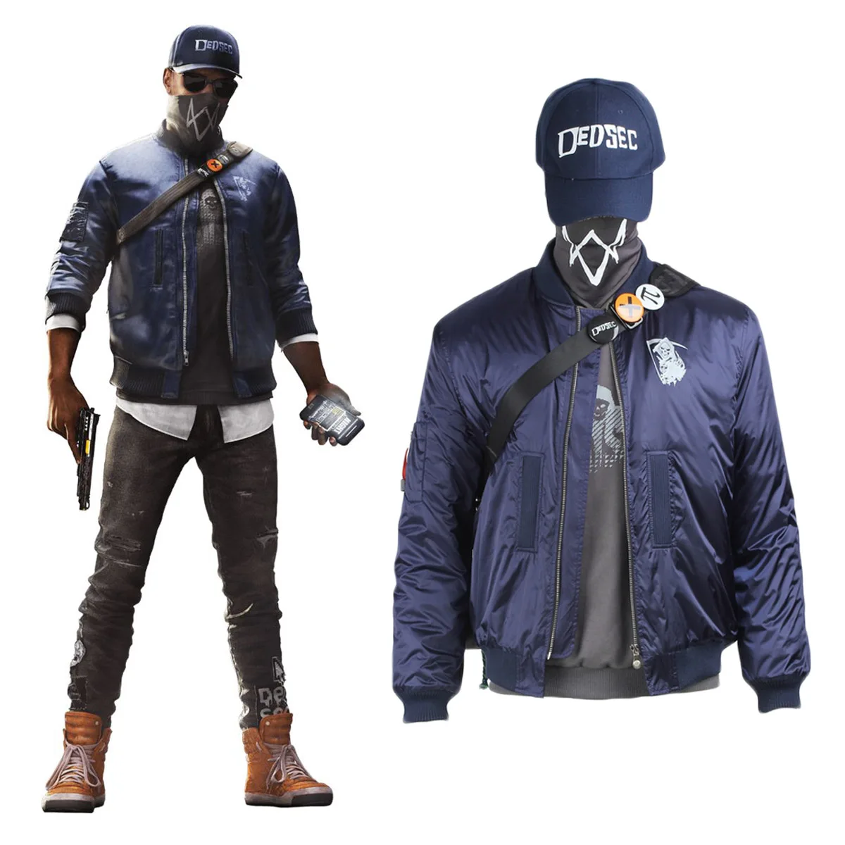 

Watch Dogs 2 Marcus Holloway Jacket Cosplay Costume