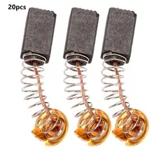 20 шт. 6*7*13 мм Двигатель углерода кисточки Замена для Электродвигатель генератор углерода