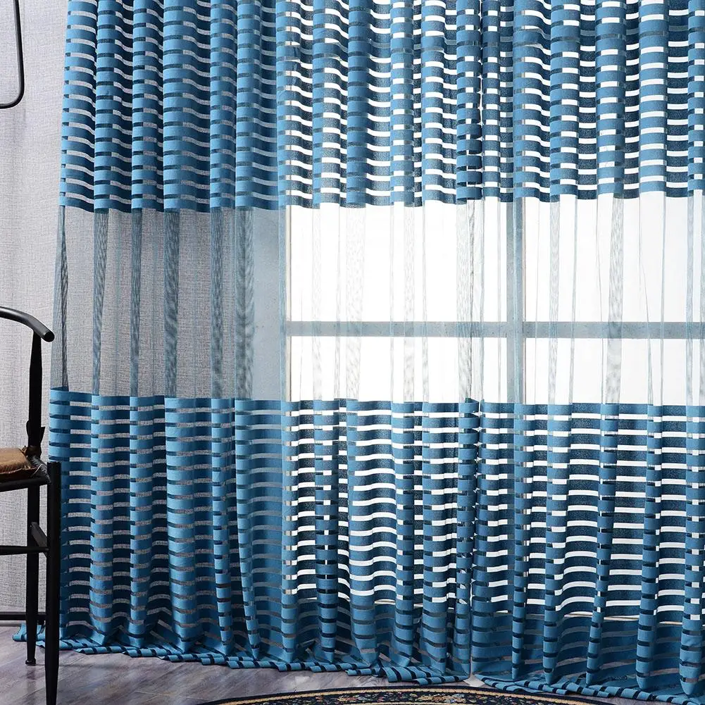 

NEW curtains salon Semi-Sheer Window Curtain Bedroom Balcony Drape Curtain Window Treatment modern