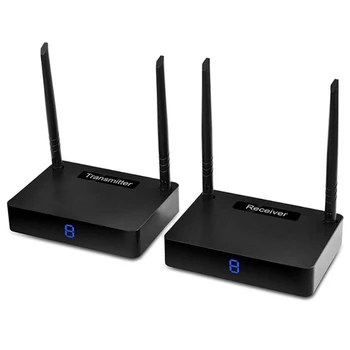

New HD585 Wireless HDMI Transmitter Receiver Video 5.8 GHz 350m AV Sender Extender Set-top Box Sharing With IR Remote Cable