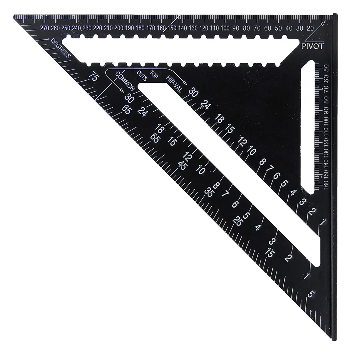Online 30cm Aluminium Set Square ruler 12\