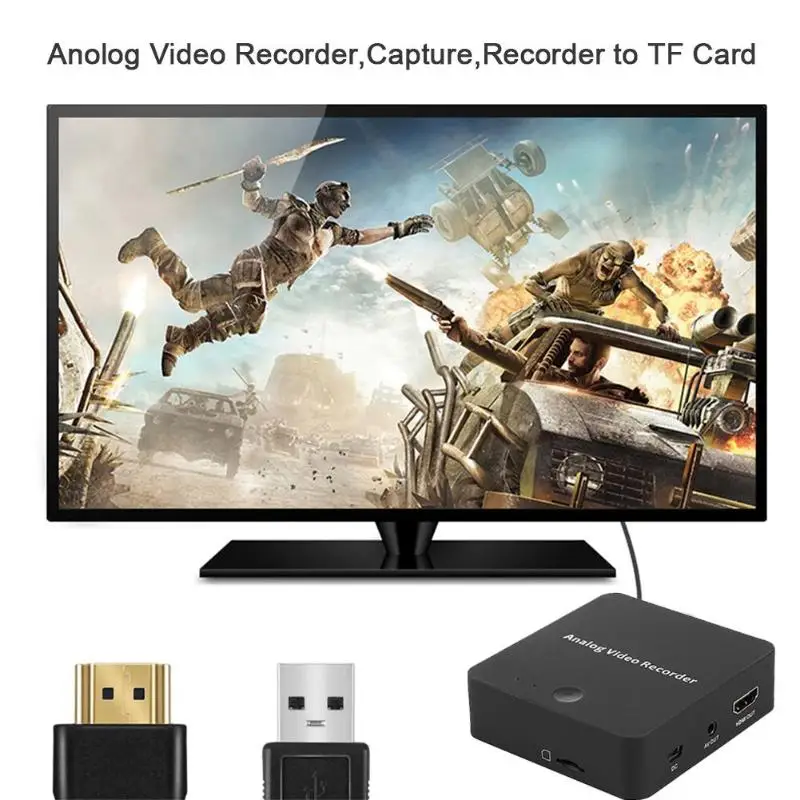

AV Capture Analog to Digital Video Recorder ezcap 272 Anolog Video Recorder Audio Video input AV HDMI Output to Micro SD TF Card