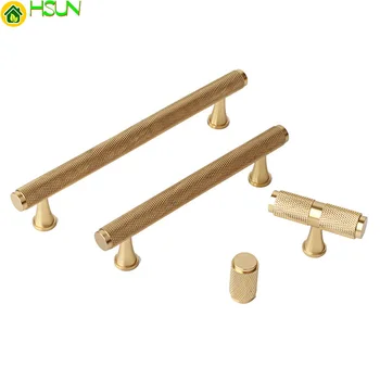 

3.75'' 5'' Pure Copper Cabinet Handles Gold Brass T Bar Pulls Drawer Knobs Pull Handles Dresser Pulls Kitchen Handles Hardware