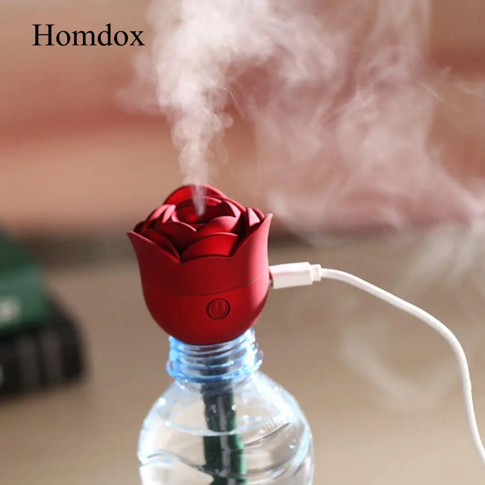 

Humidifier diffuser diffuser USB humidifier air essential Flower ultrasonic air Rose Diffuser oil Mini Aroma humidifier