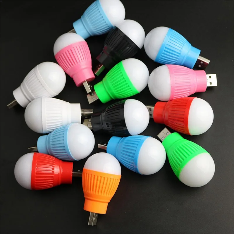 

Mini USB LED Bulb Round Outdoor Flashlight Night Light Emergency Lamp Laptop Computer Energy Saving Reading Light Outdoor Camp