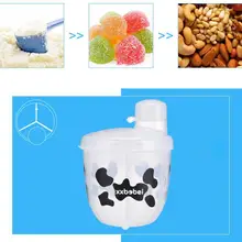 3 отсека мультяшная детская коробка для сухого молока портативный контейнер для еды для закусок для новорожденных бутылочка для еды влагостойкая Снэк канд