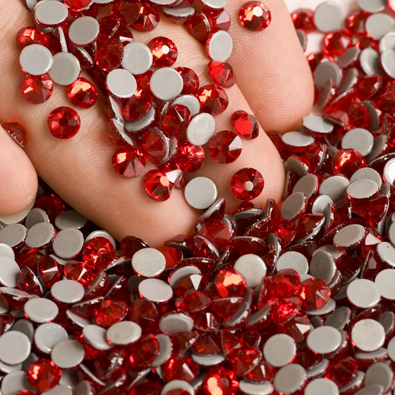  YANRUO 2088 Hot Fix Crystal Rhinestones Glass Hotfix Strass Stone Crystals AB Iron on Clothes - 32823450633