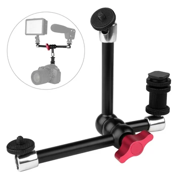 

Magic Arm,3 Arms Adjustable Articulating Friction Arm Camera Bracket Compatible with DSLR Camera Rig LED Monitor LED Video Lig