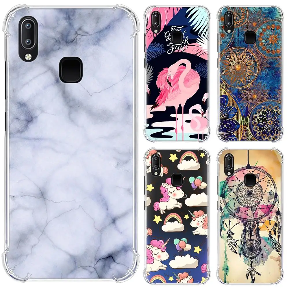 

Anti-falling Phone Case For Vivo Y91 / Y95 / U1 / Y91i Stylish Painted With Airbag Back Phone Cover