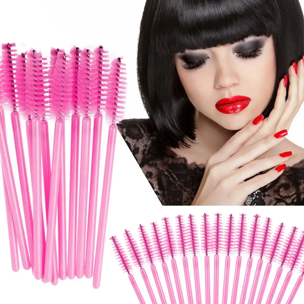 

50/100pcs Disposable Eyelash Wands Mascara Brushes Eye Lash Extension Spoolers Professional Makeup Tool Kit