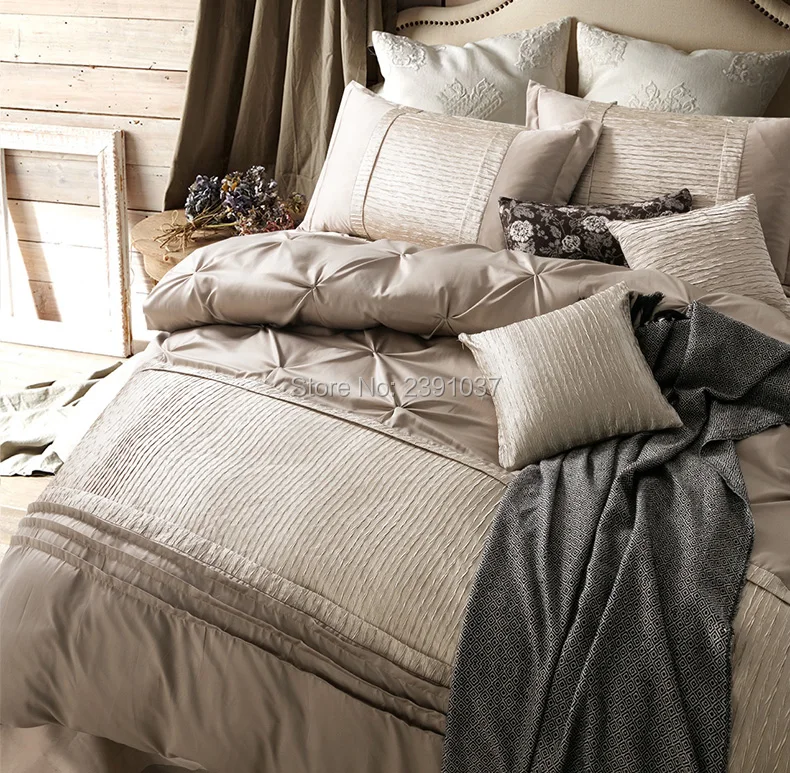 European style Luxurious 4/6/8PCS Bedding set Cotton Bedding Set, Duvet