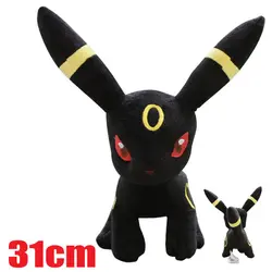 31 см сидя Pokemons Eevee Umbreon куклы плюшевые мягкие игрушки чучело фигурки животных чучела животные милые детские игрушки подарки на день рождения