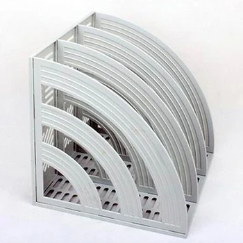 

1 Pc Document Holder Detachable Hollow Tri-Fold Document Display Basket Magazine Storage Organizer File Basket For Office