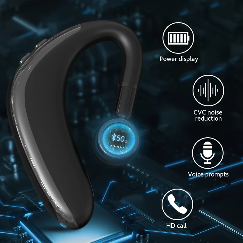 H500 Bluetooth V5.0 привод наушники беспроводной Крюк дизайн удобный мобильный телефон альтернативный наушники для левого/правого уха гарнитура