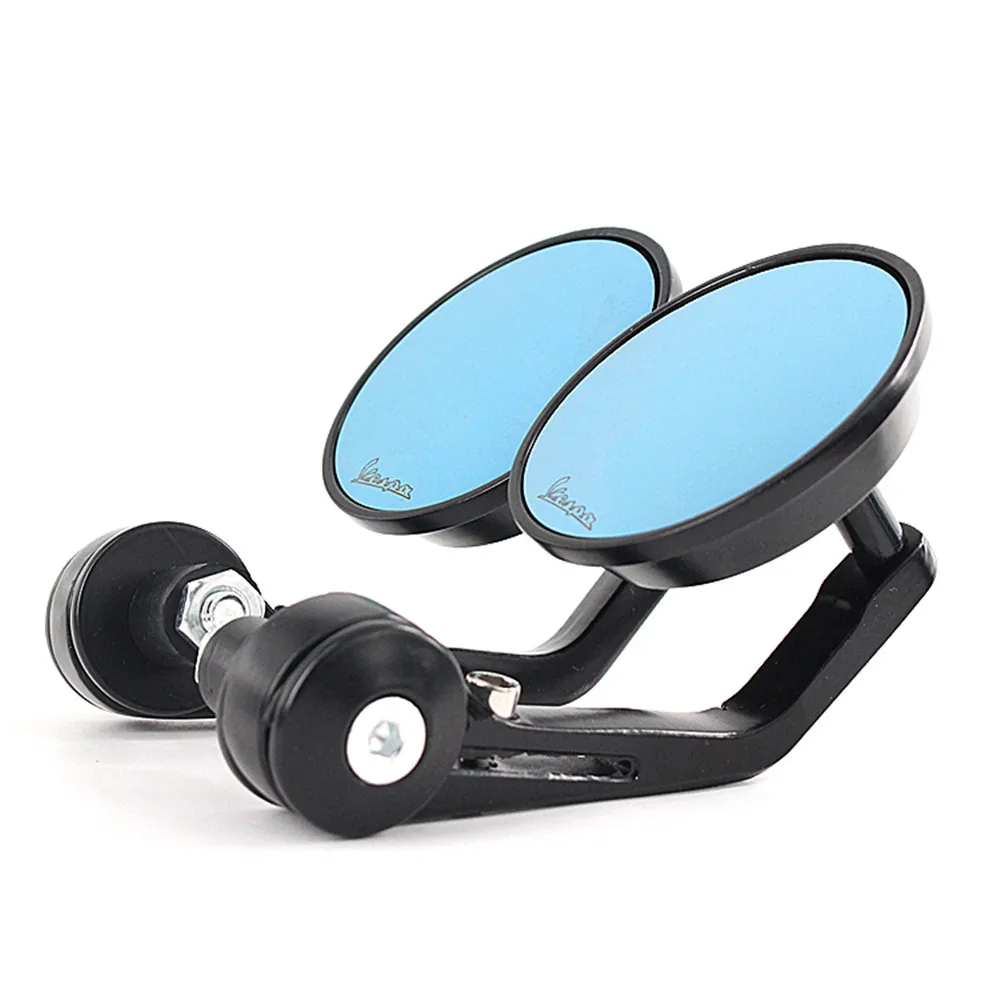 

Motorcycle Rearview Mirror Round Handlebar Bar End Rear View Bike Side Mirror For Vespa GTS300 GTS GTV LX LT GTS LXV Sprint