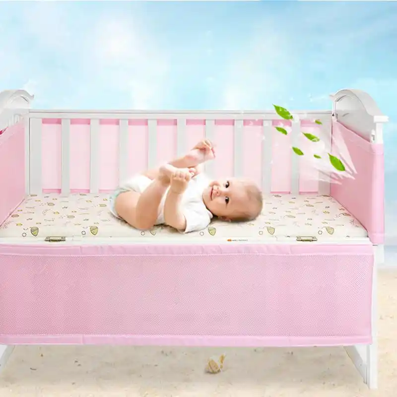 mesh baby crib