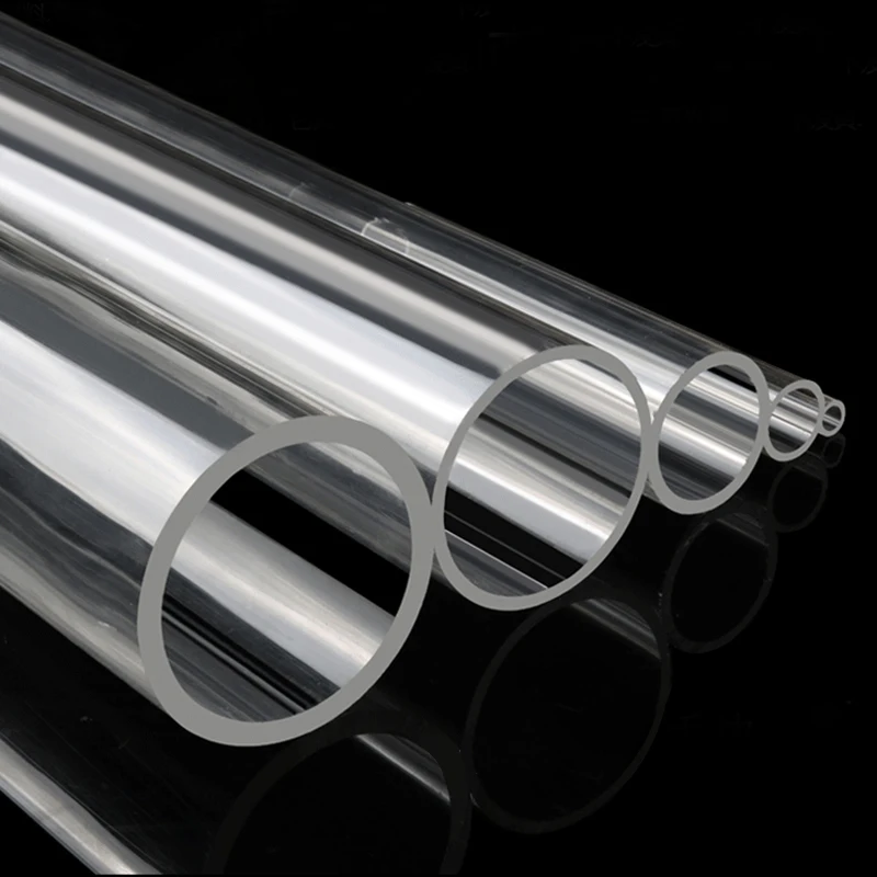 

OD.10 x ID.6 x L1000mm ( 100pcs ) High quality Clear plexiglass Acrylic tube PMMA pipe