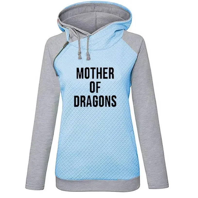 Женский свитшот с надписью MOTHER OF Dragon|Толстовки и свитшоты| |