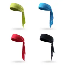 Unisex Yoga Headband Sweat-absorbent Turban Fashion Sports Sweat Headband Pure Color Male Female Sports Accessories Hair Band
