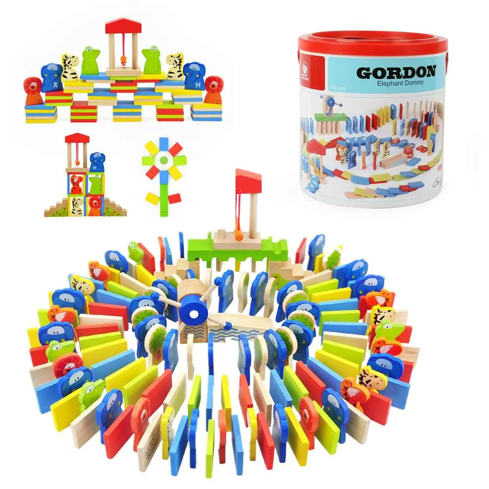 

150Pcs Warm Elephants Colorful Blocks Early Educational Alphabet Number Color Cognition Baby Kids Learning Block Fun Clubs Toys