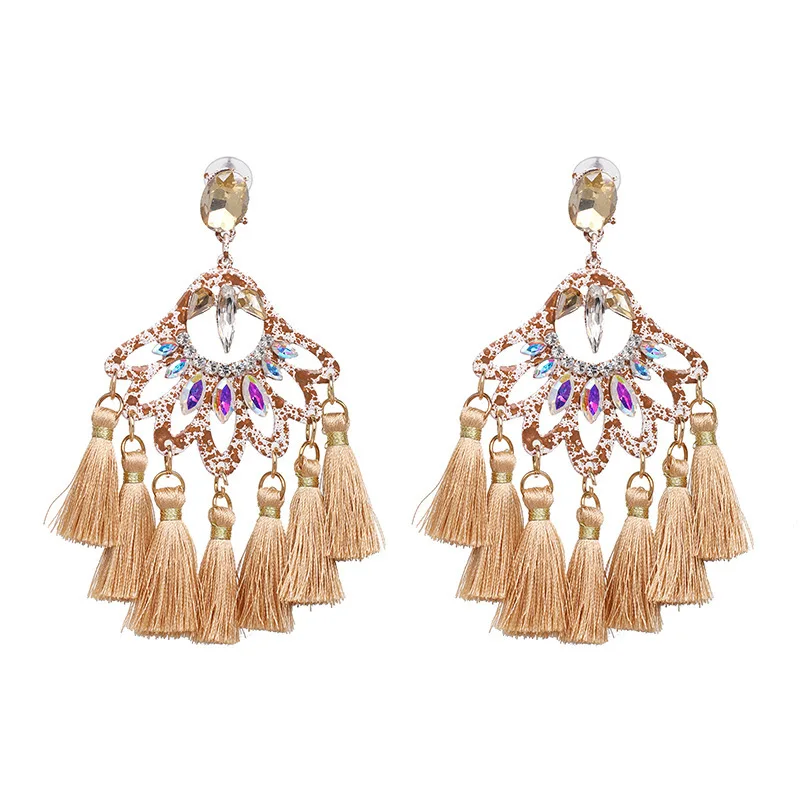 Poly Scarlett New Pattern Tassels European Heat Sell Manual High Archives Eardrop Ornaments Fashion Diamond Ear Nail 51346 | Украшения и