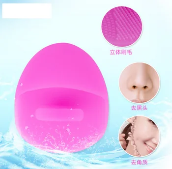 

200pcs Facial Pore Cleanser Face Nose Slicone Washing Brush Blakhead Removal Skin Care Tools Summer Beauty freeshipping